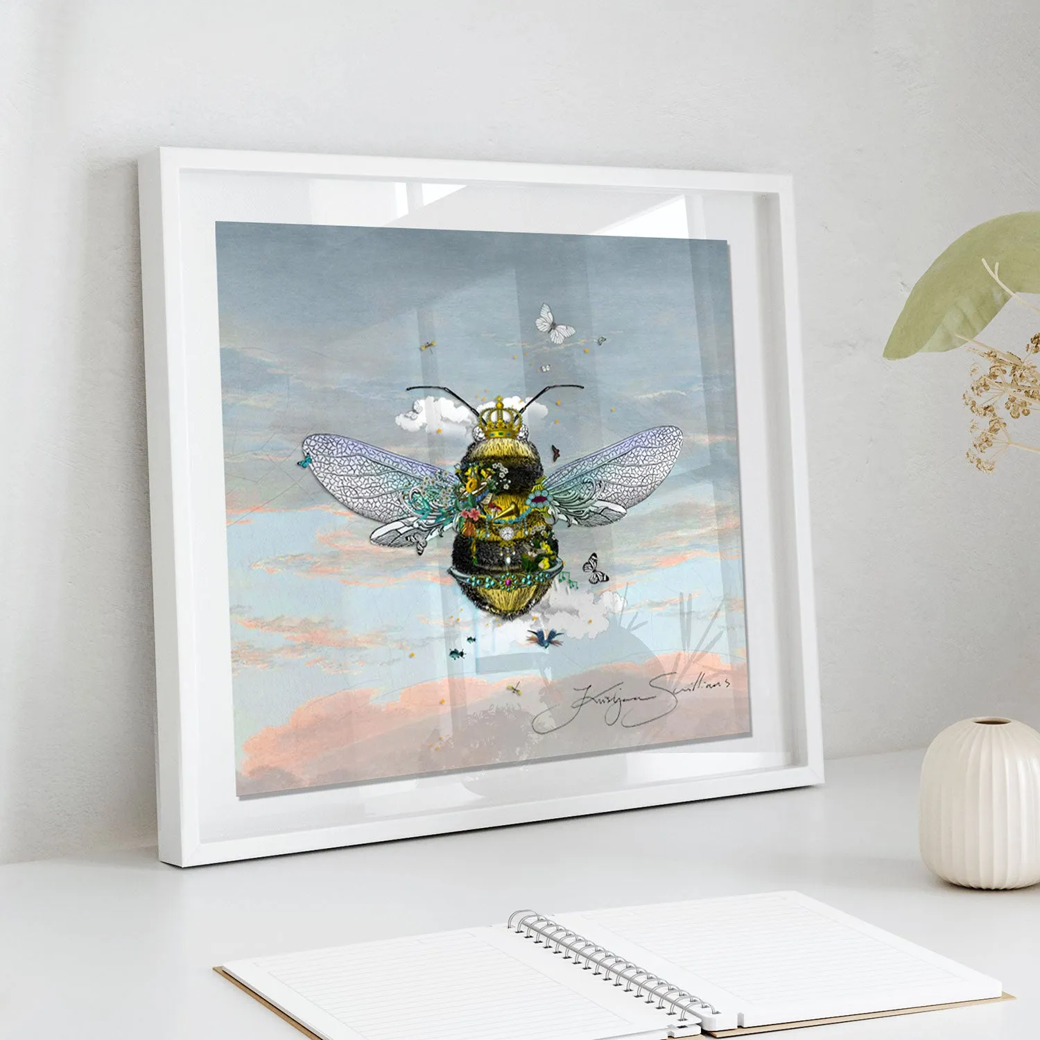 Cool Sky Queen Bee - Art Print