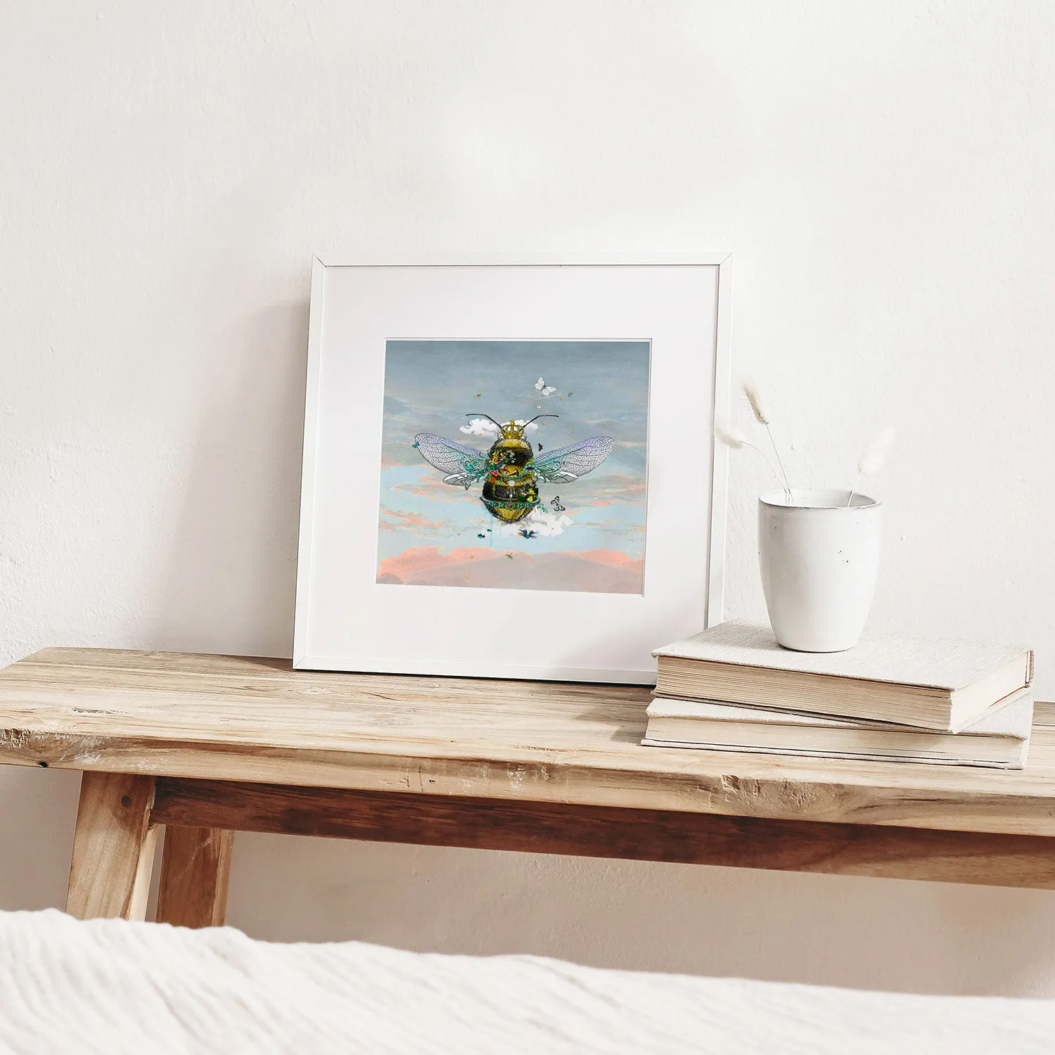 Cool Sky Queen Bee - Art Print