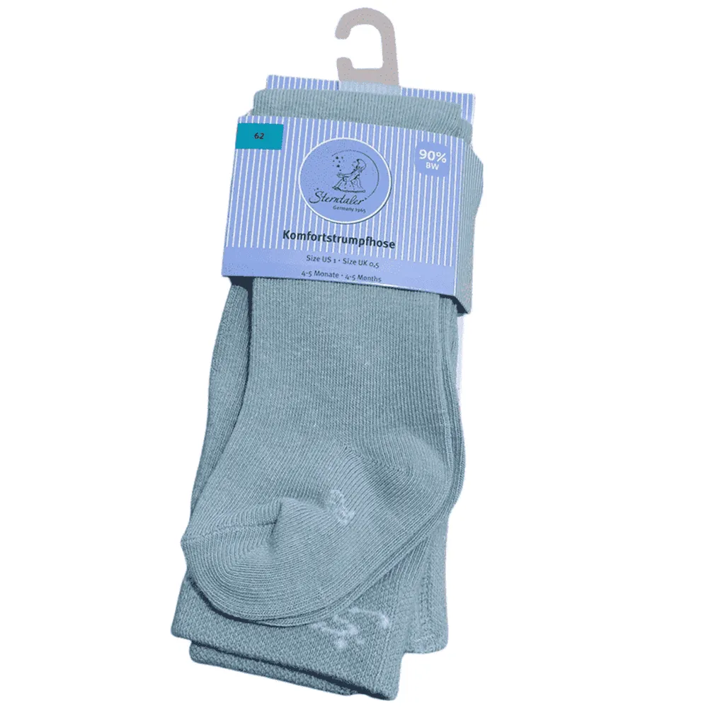 Cotton Tights - Soft Green