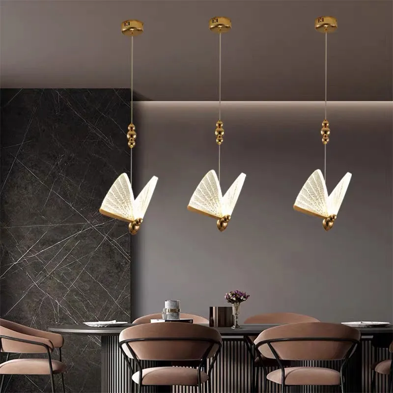 Creative Art Deco Butterfly Pendant Light