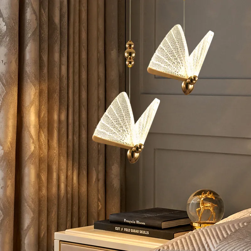 Creative Art Deco Butterfly Pendant Light