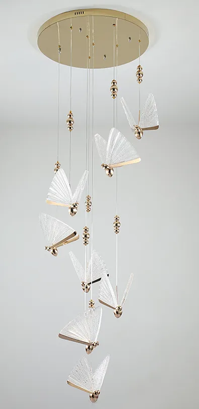 Creative Art Deco Butterfly Pendant Light
