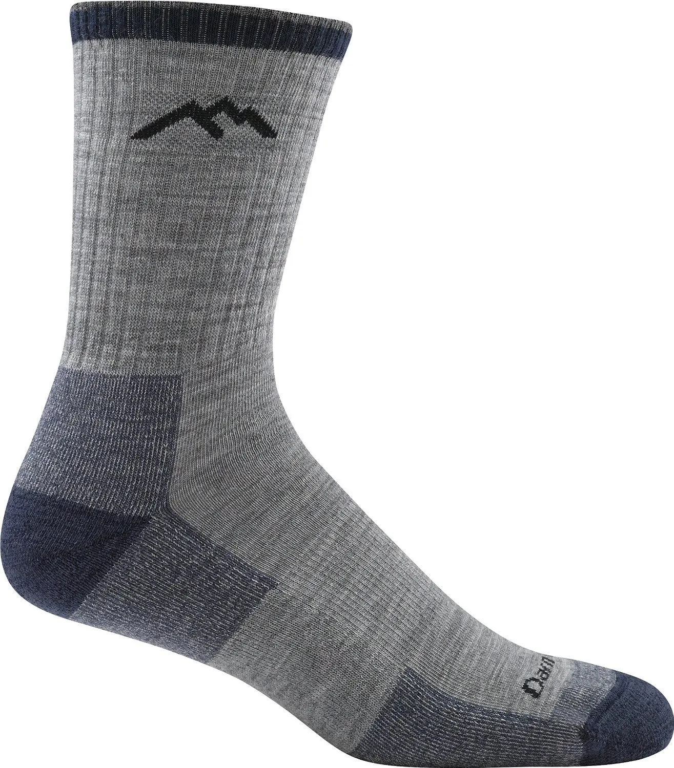 Darn Tough Mens 1466 Hiker Micro Crew Midweight with Cushion Merino Wool Socks