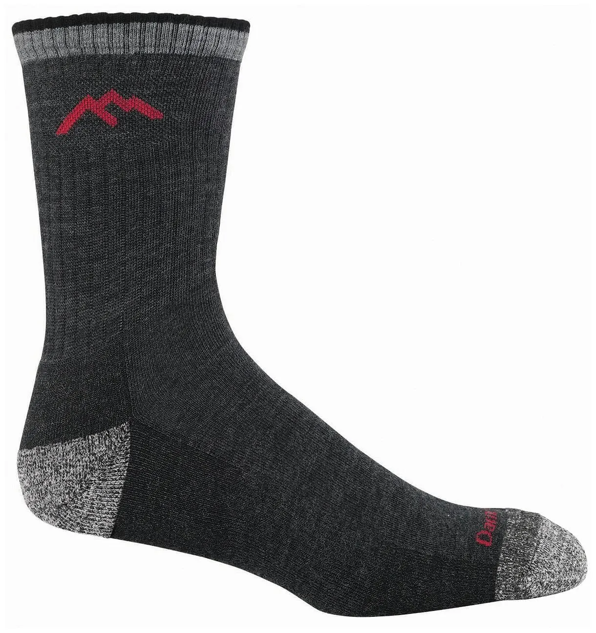 Darn Tough Mens 1466 Hiker Micro Crew Midweight with Cushion Merino Wool Socks