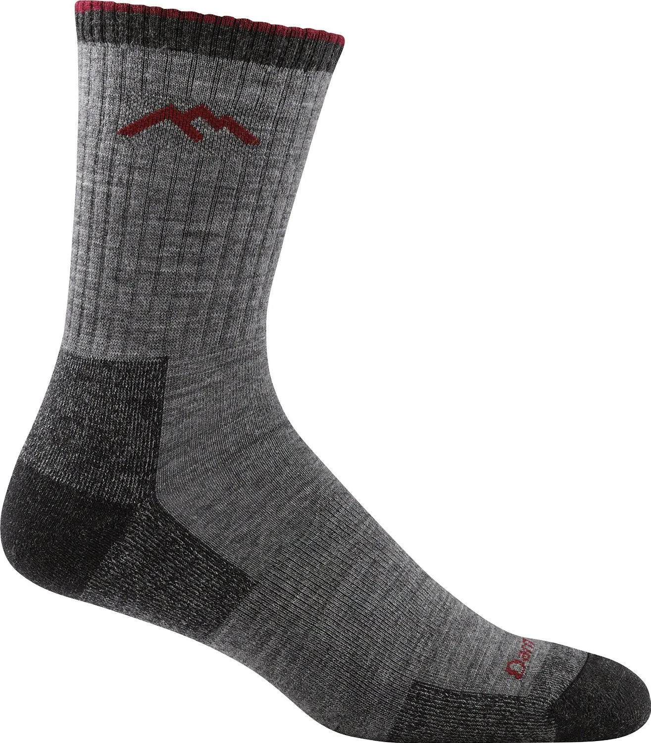 Darn Tough Mens 1466 Hiker Micro Crew Midweight with Cushion Merino Wool Socks