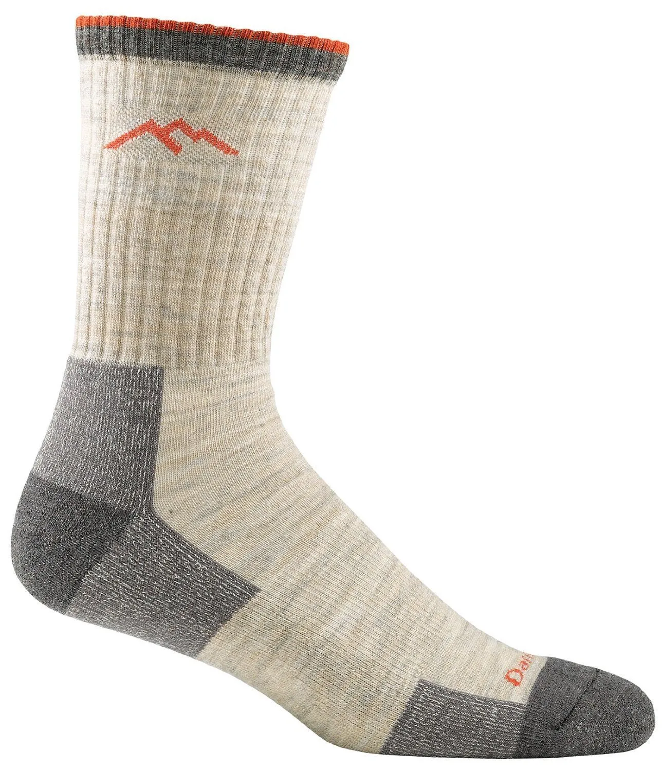 Darn Tough Mens 1466 Hiker Micro Crew Midweight with Cushion Merino Wool Socks
