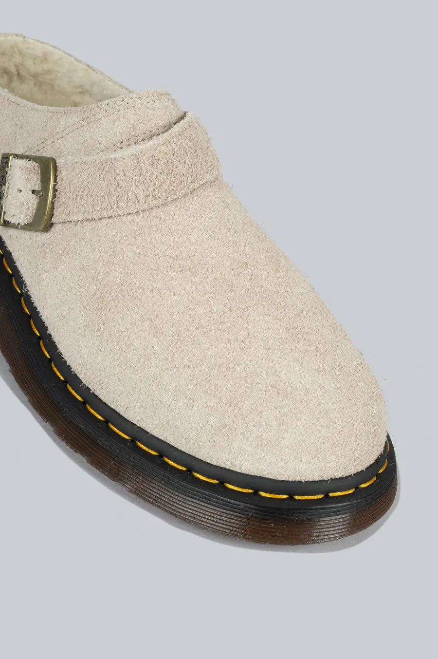 DR MARTENS ISHAM VINTAGE CHEWBACCA SUEDE TAUPE