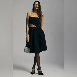 Dress The Population Anneli Strapless Corset Midi Dress NWT