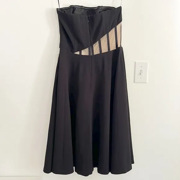 Dress The Population Anneli Strapless Corset Midi Dress NWT