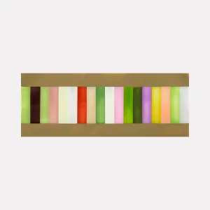 Each of the colors of spring cocooned by all of the colors of spring