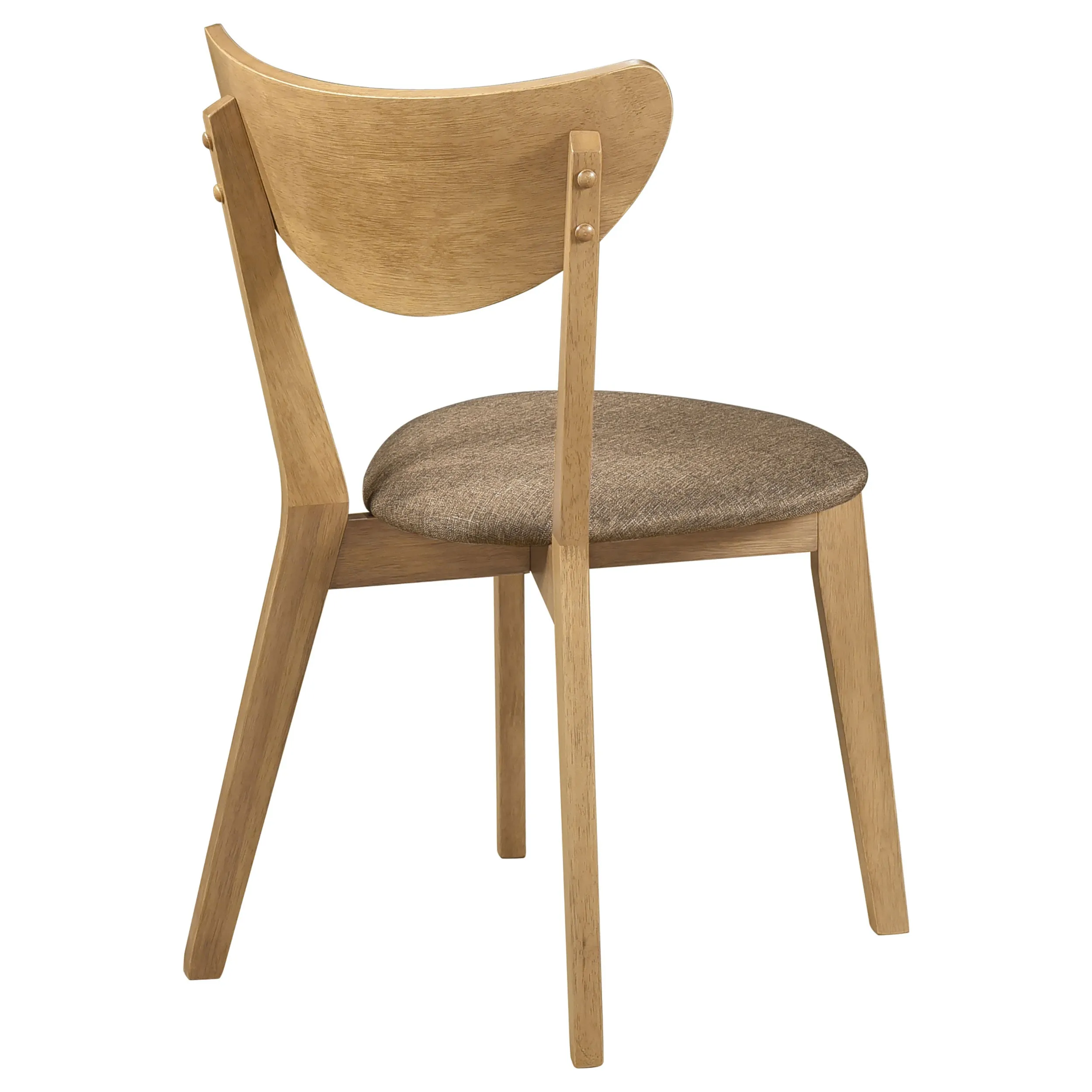 Elowen Wood Dining Side Chair Light Walnut (Set of 2)