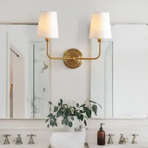 EZRA TWO LIGHT WALL SCONCE