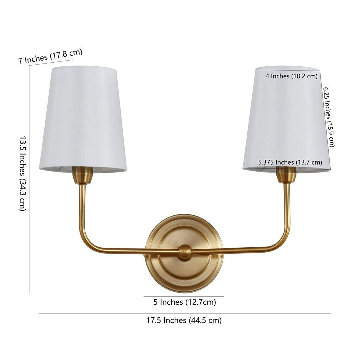 EZRA TWO LIGHT WALL SCONCE