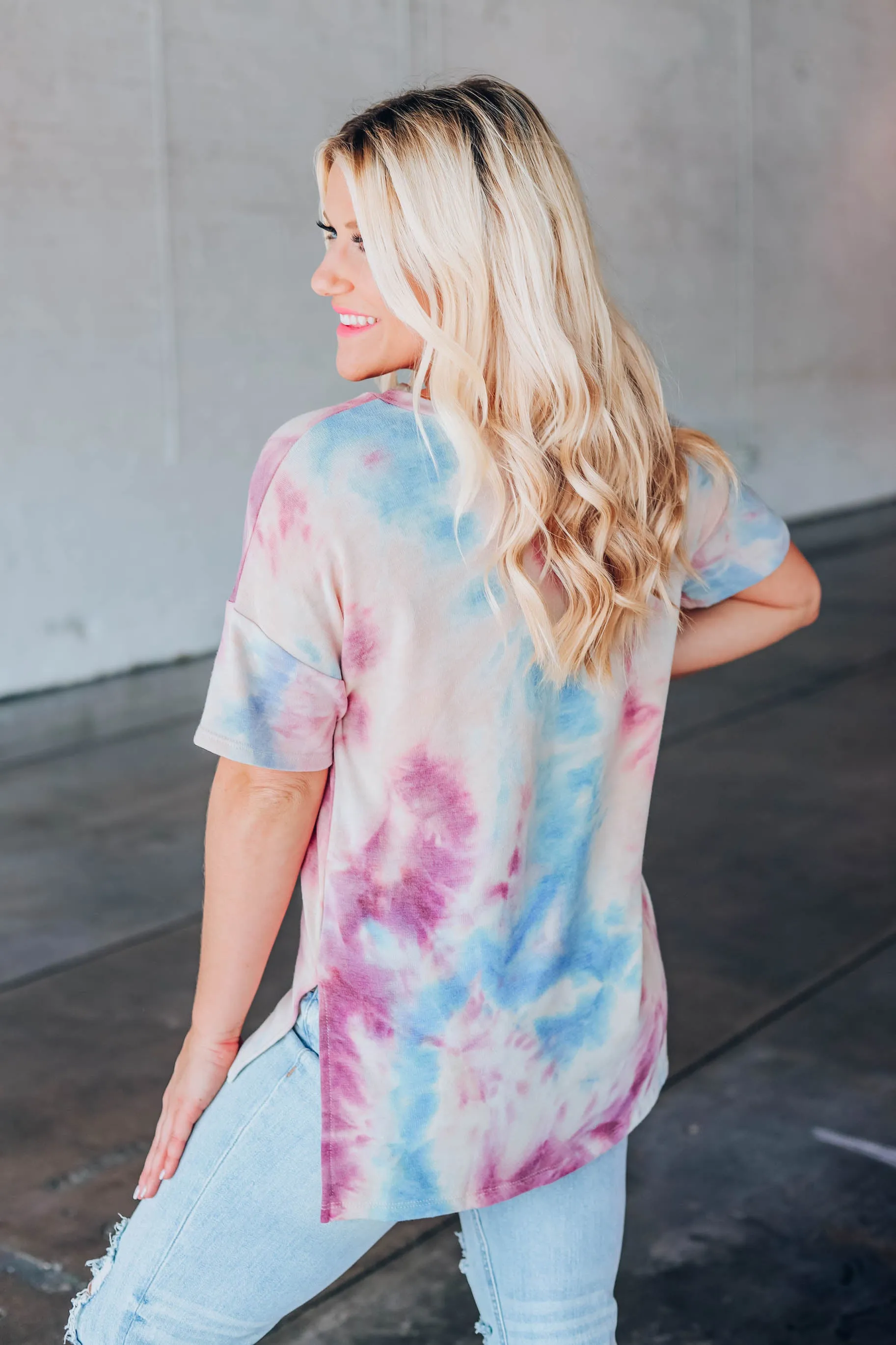Fall Time Tie Dye Top - S-3X