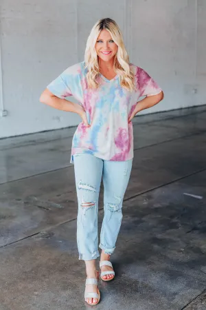 Fall Time Tie Dye Top - S-3X
