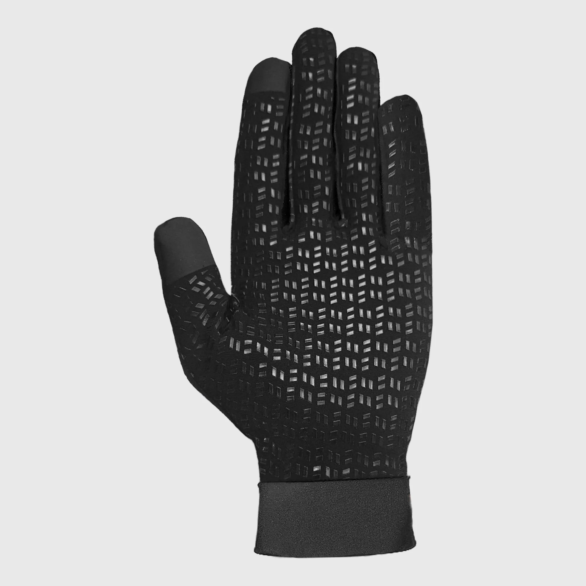 Fdx Aero Black Full Finger Winter Cycling Gloves