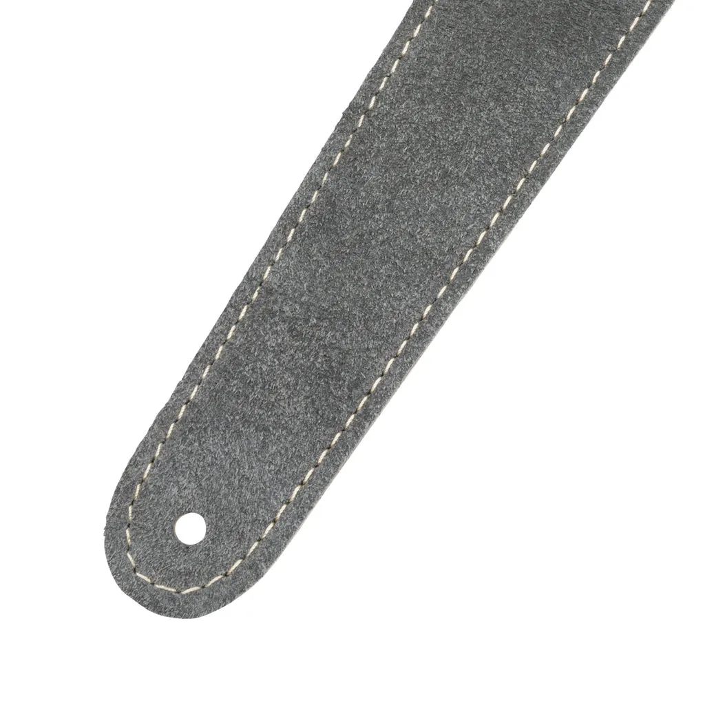 Fender 2inch Reversible Suede Guitar Strap, Gray/Tan