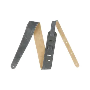 Fender 2inch Reversible Suede Guitar Strap, Gray/Tan