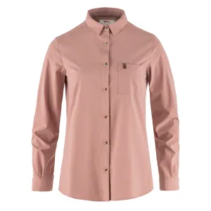 Fjallraven Womens Ovik Lite Shirt LS Dusty Rose