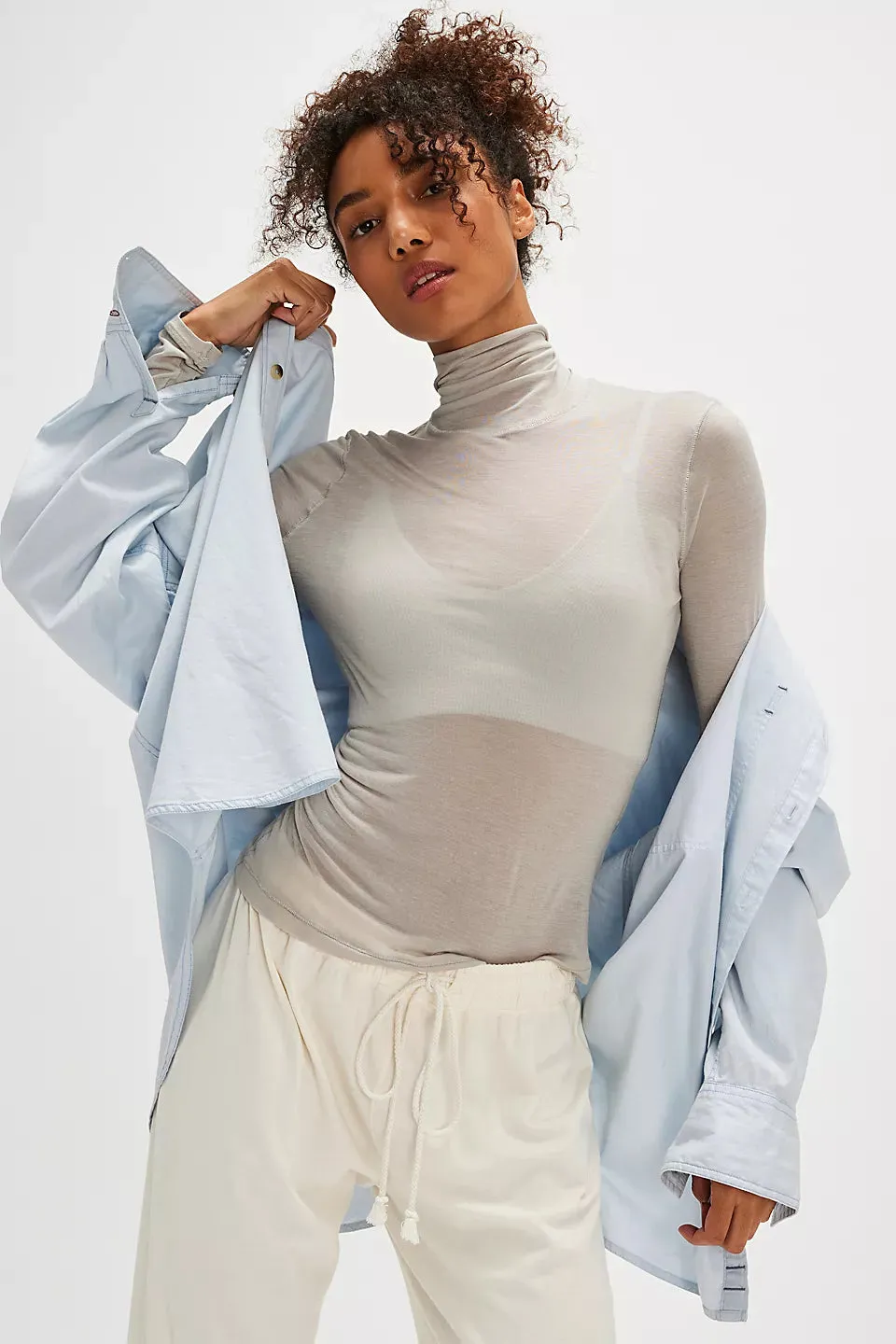 Free People ON AIR TURTLENECK
