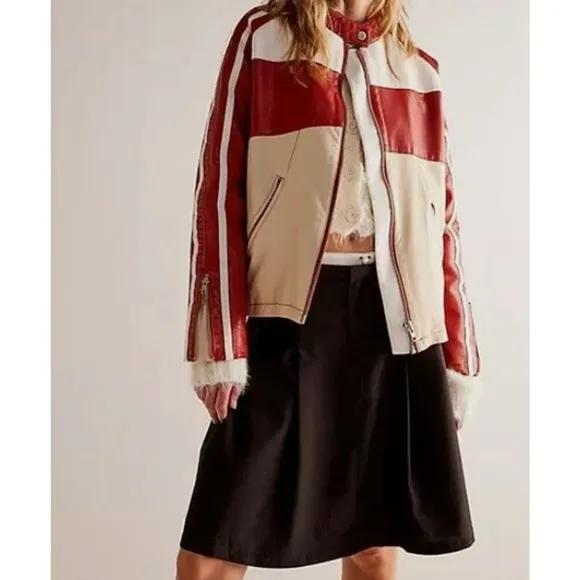 Free People We The Free Suiting Pleated Mini Skirt Size 2 NWOT
