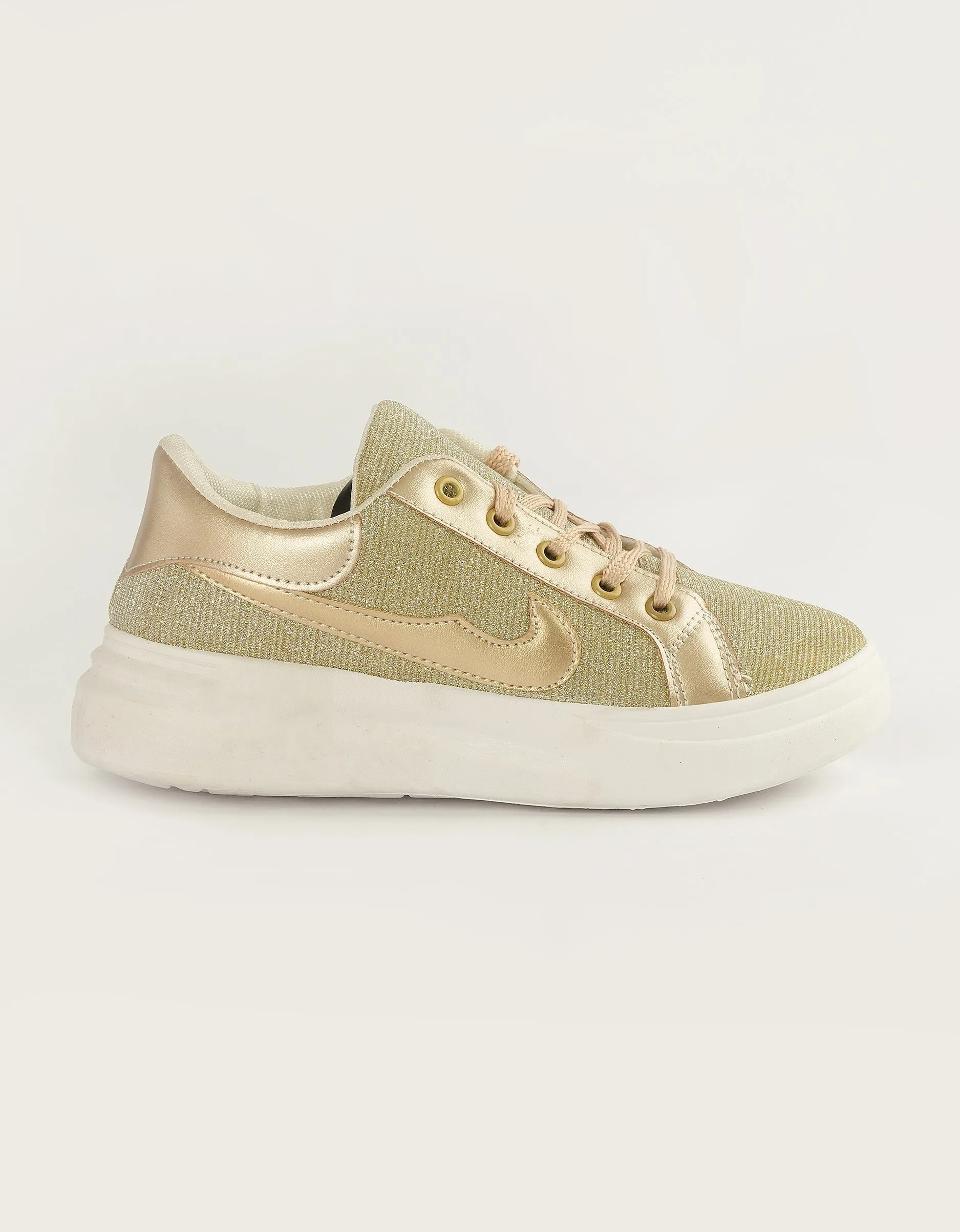 Golden Hour Sneakers - Radiant Gold