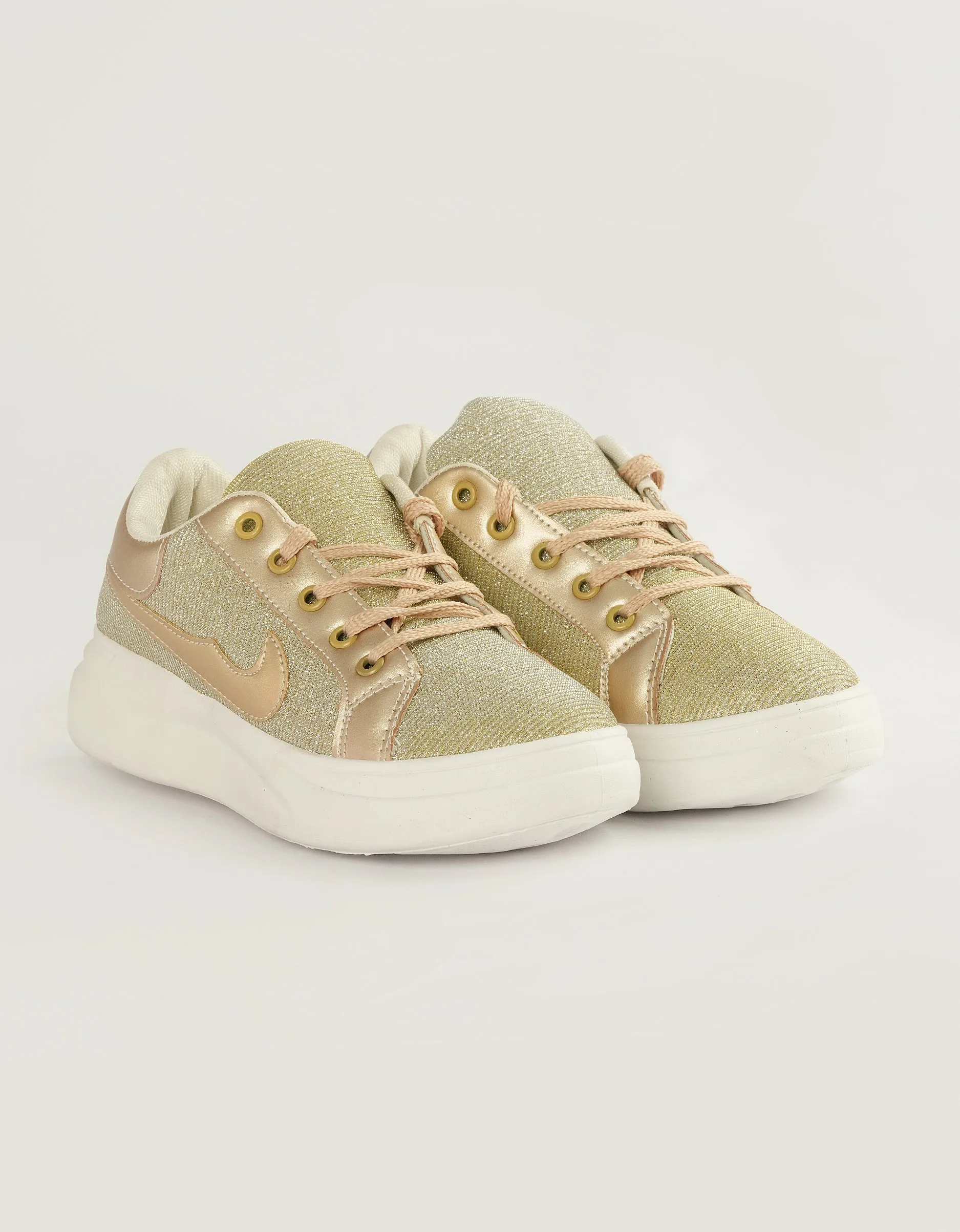 Golden Hour Sneakers - Radiant Gold
