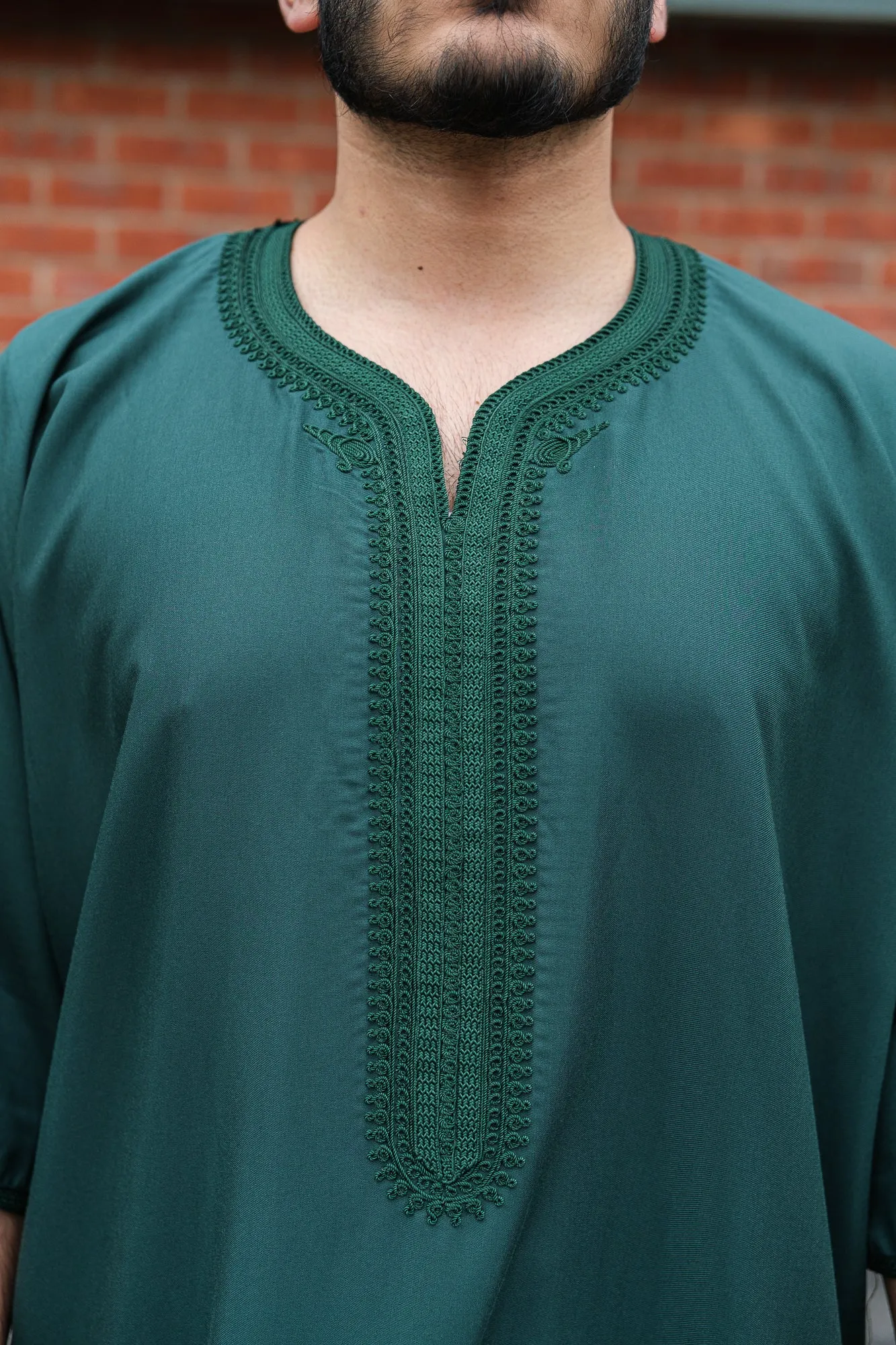 Green Moroccan Thobe