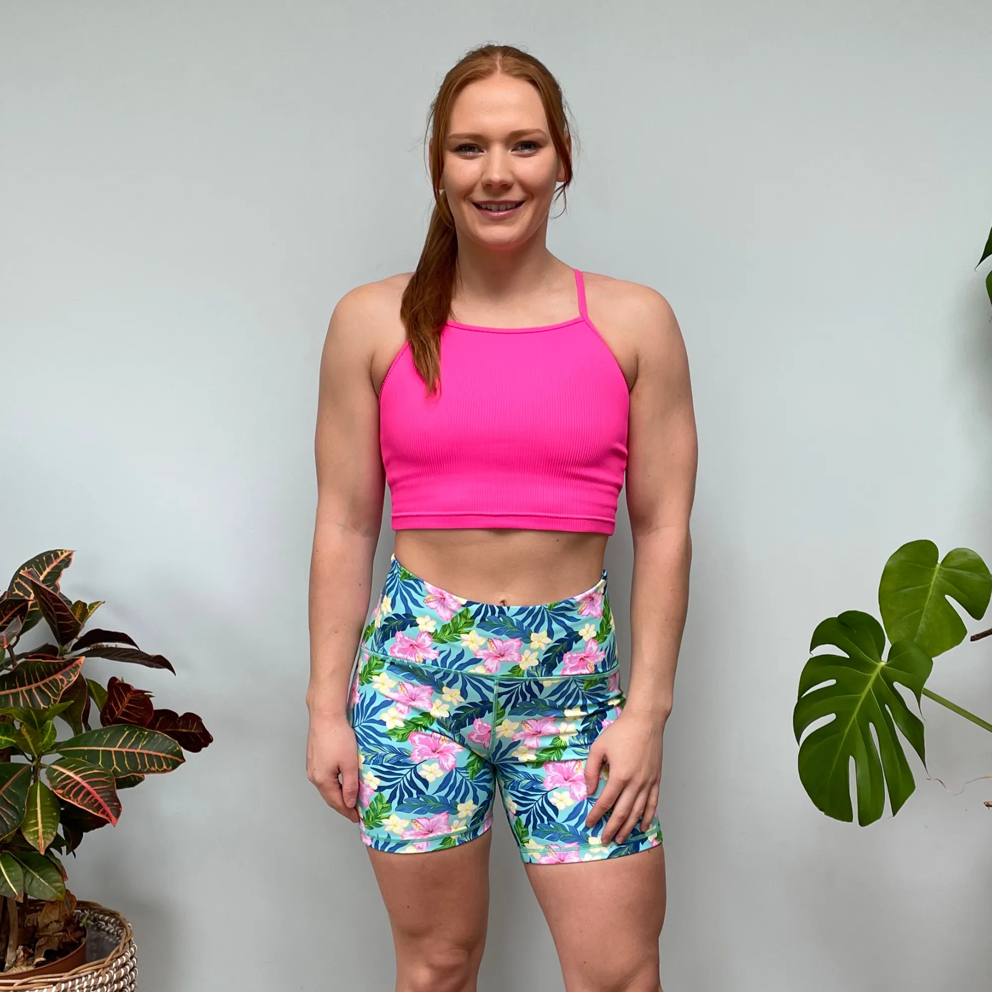 Halo Blue Tropics 6 Inch Shorts