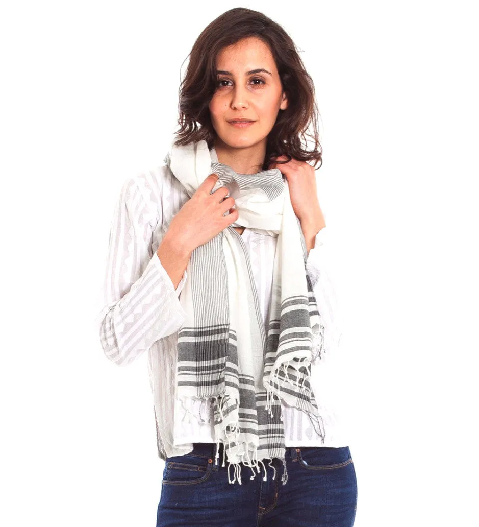 Hand Woven Cotton Shawl