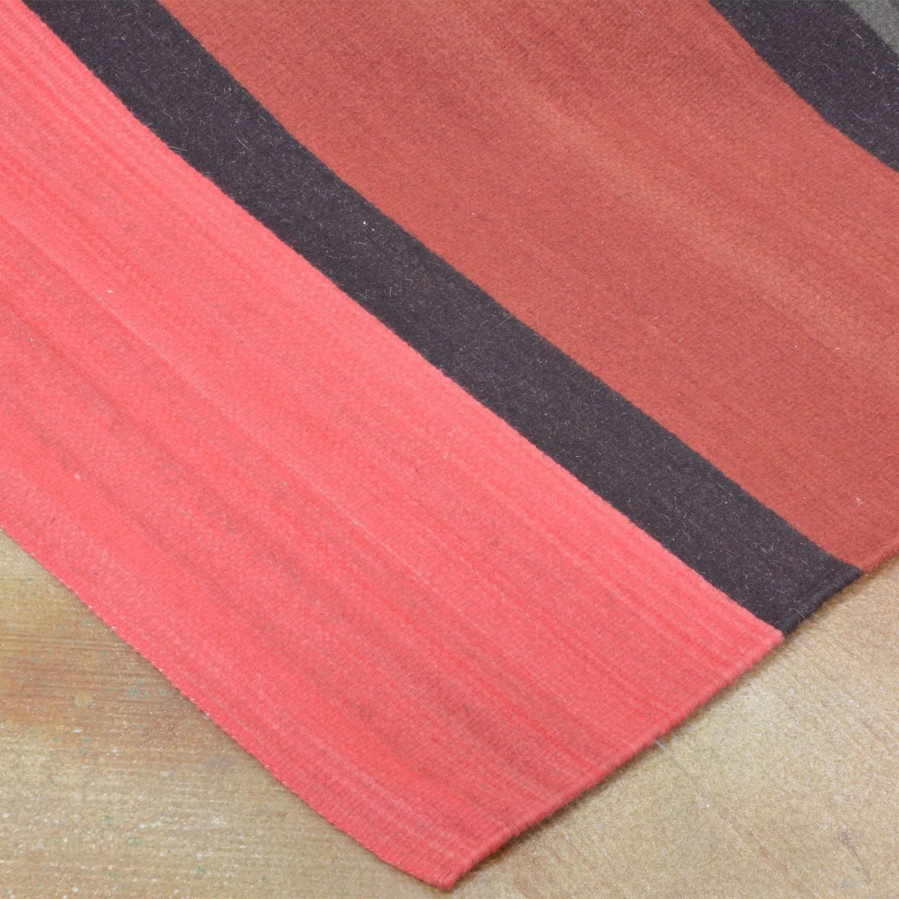 Hand-Woven Southwestern Reversible Kilim Wool Rug (Size 4.10 X 6.8) Brrsf-6180