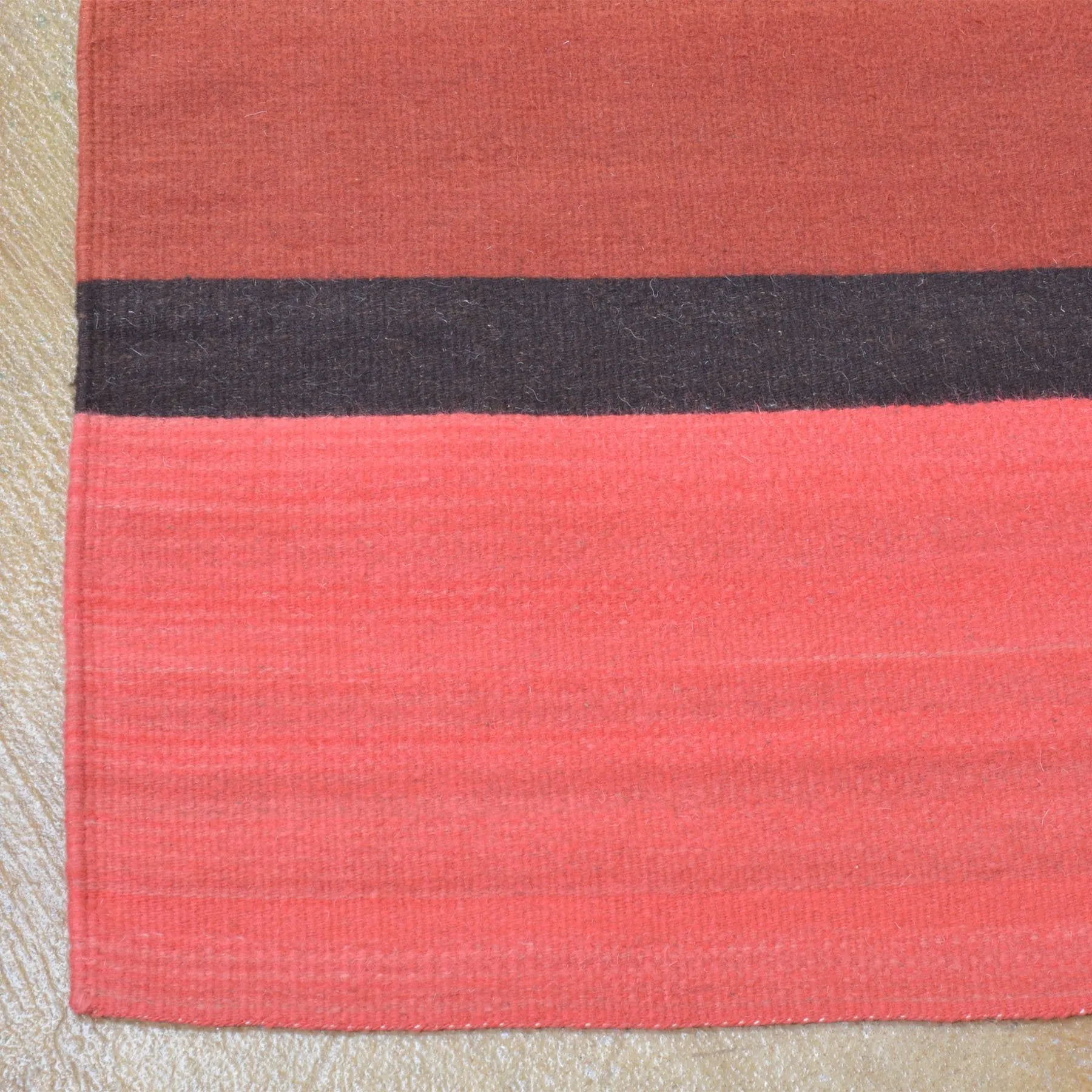 Hand-Woven Southwestern Reversible Kilim Wool Rug (Size 4.10 X 6.8) Brrsf-6180