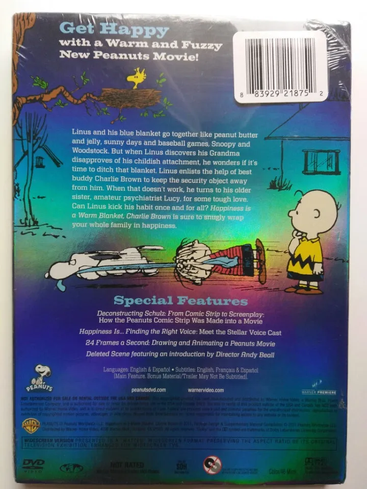 Happiness Is A Warm Blanket Charlie Brown DVD