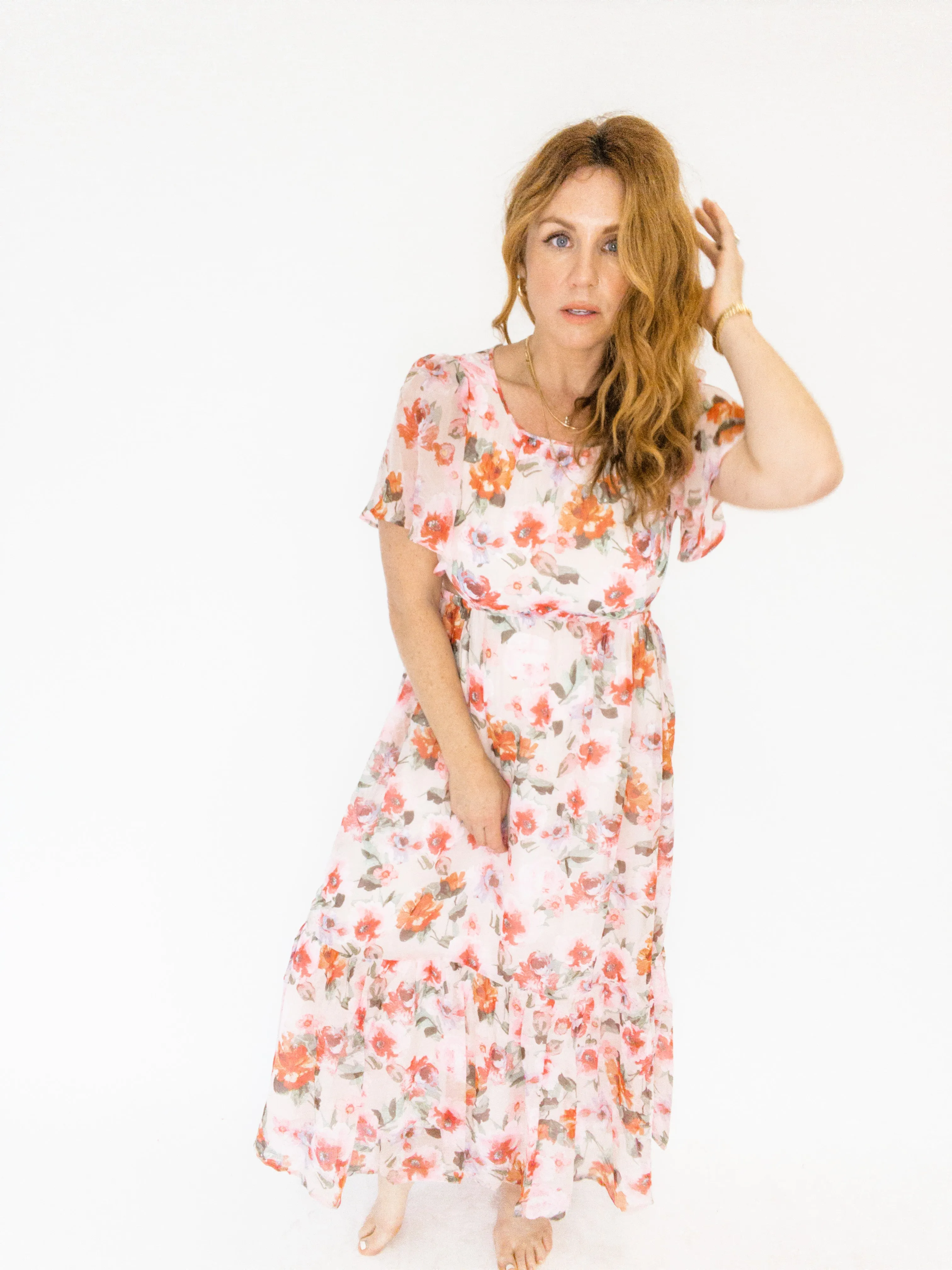 Heart Flutters Midi Dress