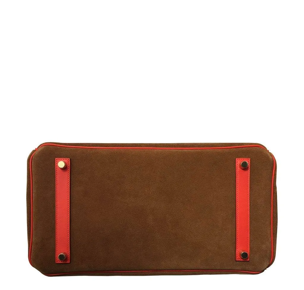 Hermès Birkin 35 Grizzly Bag Suede - Limited Editon