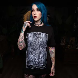 High Priestess Tarot Card T-Shirt