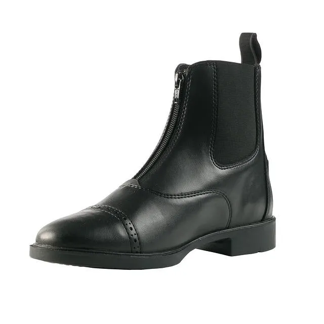 Horze Wexford Zip Paddock Boot Black
