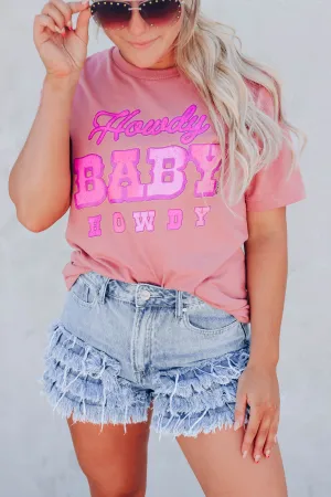 Howdy Baby - Mauve s-3X