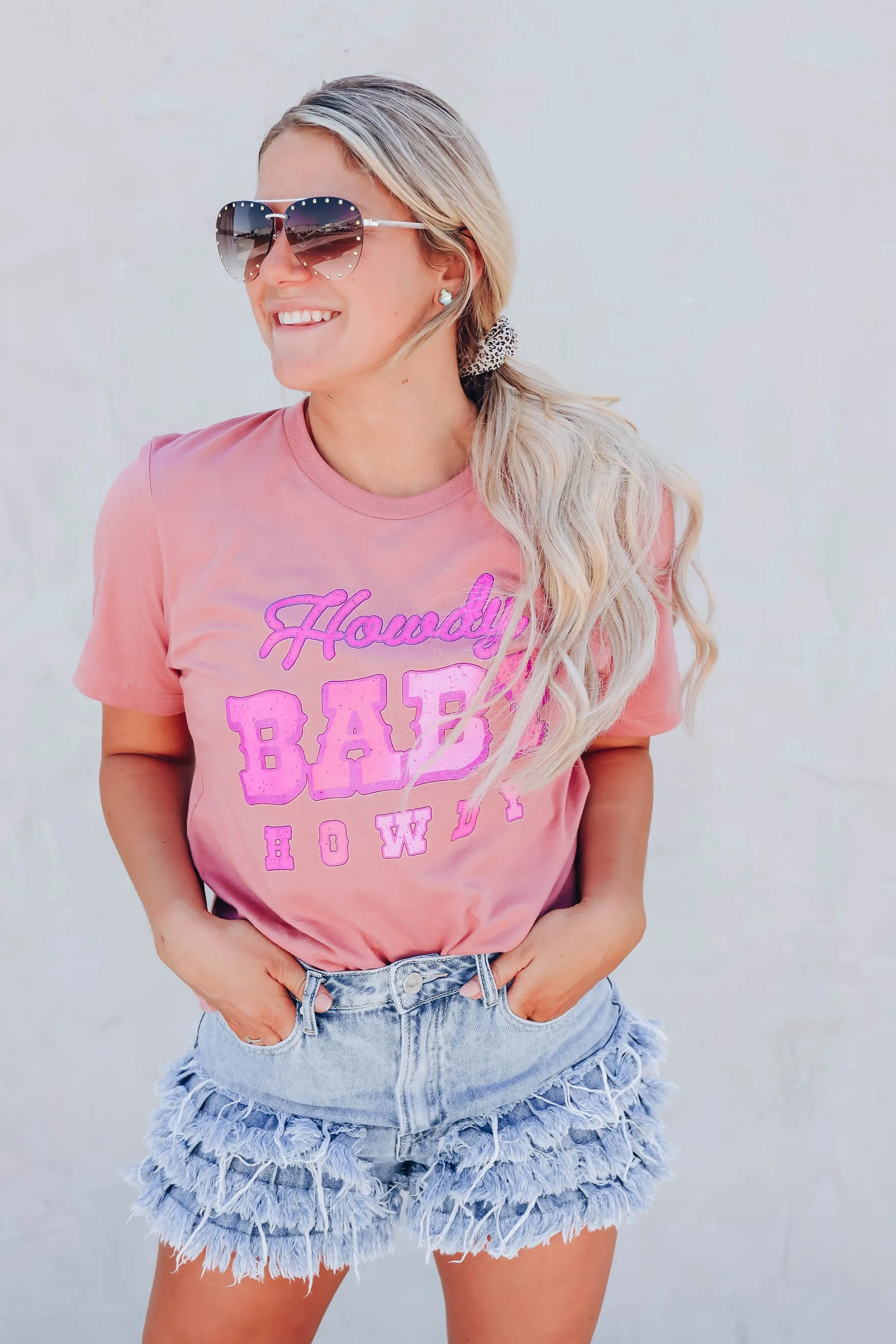 Howdy Baby - Mauve s-3X