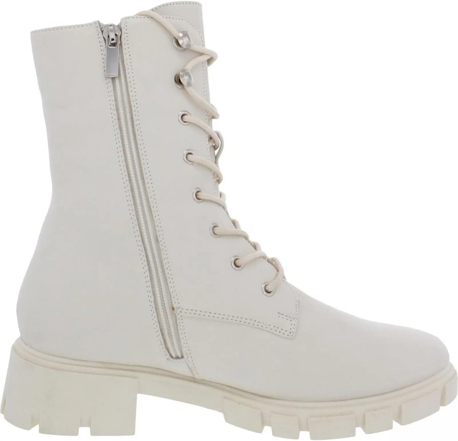 Journee Collection Madelynn Tru Comfort Foam Block Heel Booties Bone White 7M