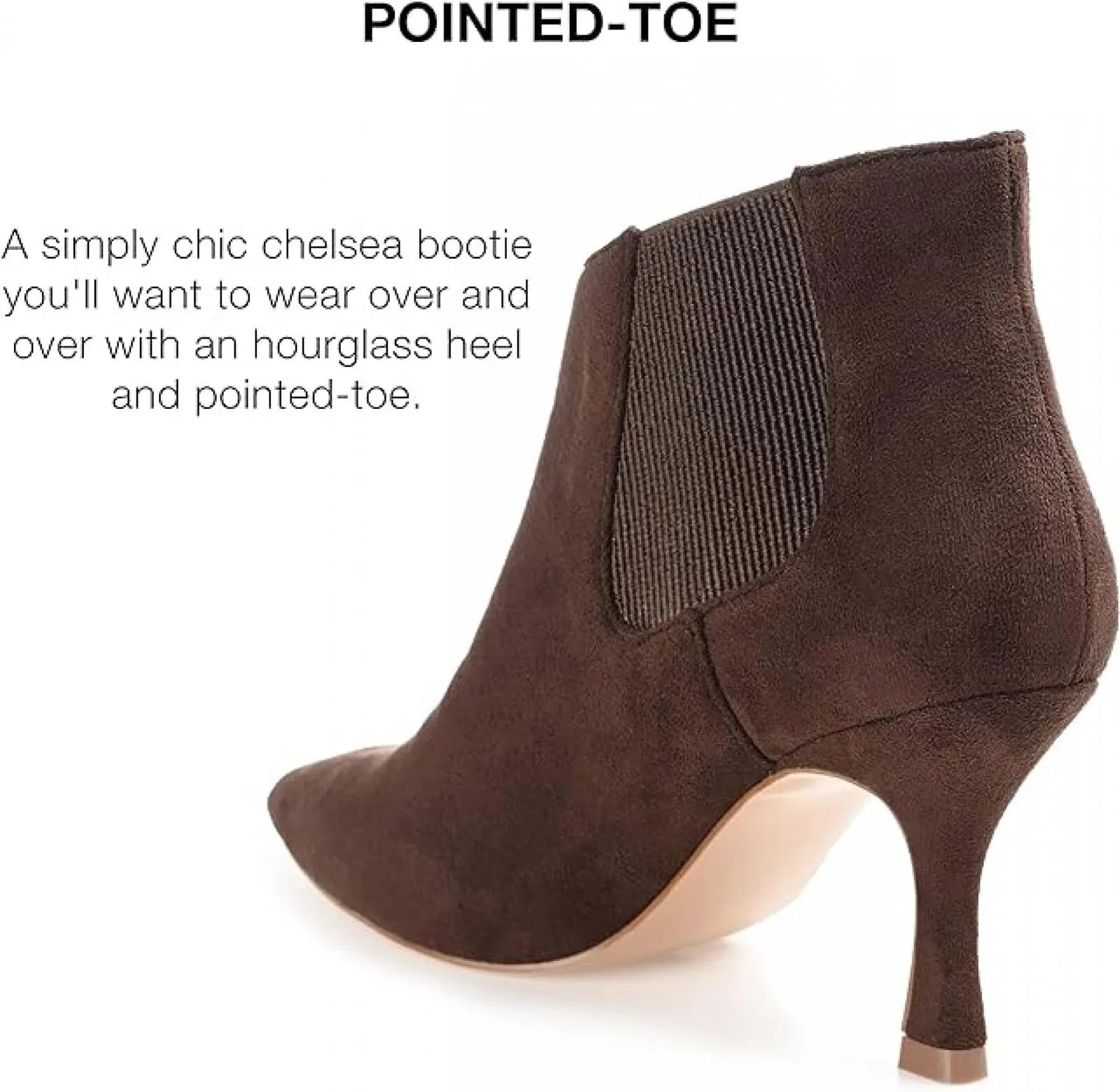 Journee Collection Womens Elitta Booties Shoes 166220381eb6c9 Brown 7M