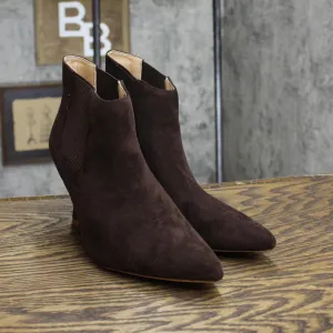 Journee Collection Womens Elitta Booties Shoes 166220381eb6c9 Brown 7M