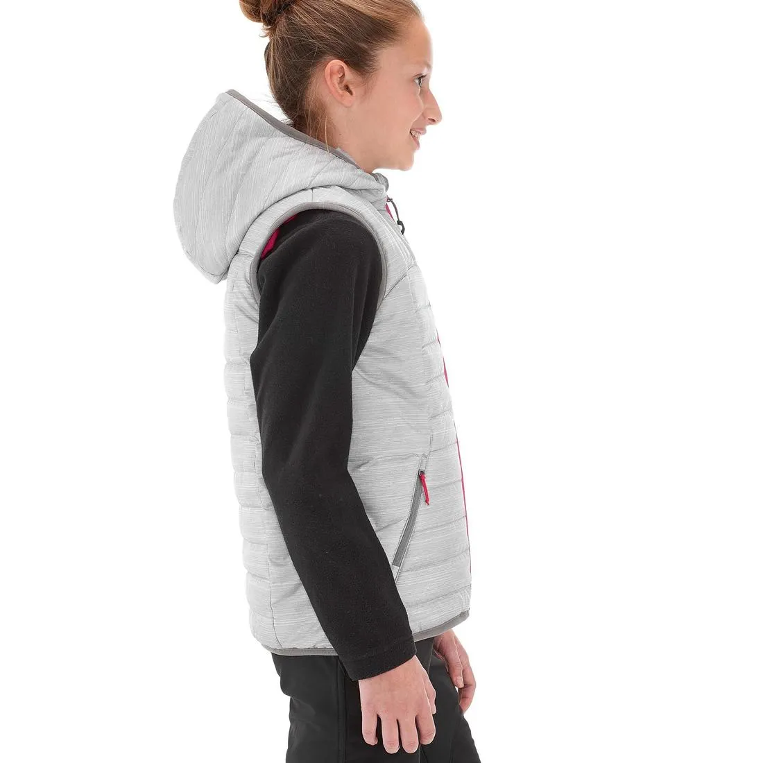 Kids' Padded Hiking Gilet MH500 7-15 Years