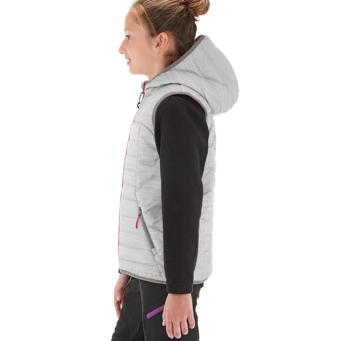 Kids' Padded Hiking Gilet MH500 7-15 Years