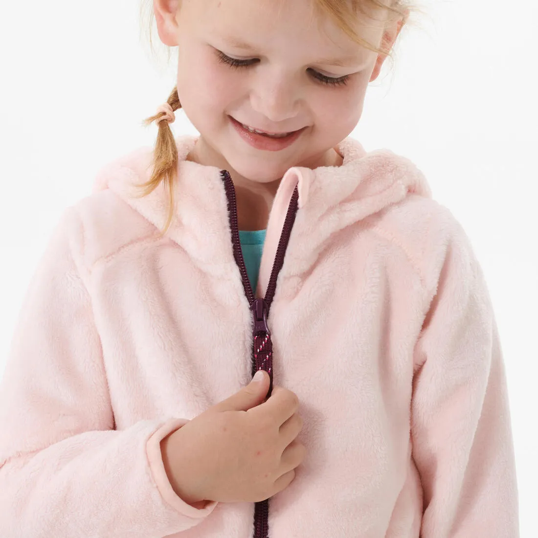 Kids’ Warm Hiking Fleece Jacket - MH500 Aged 2-6