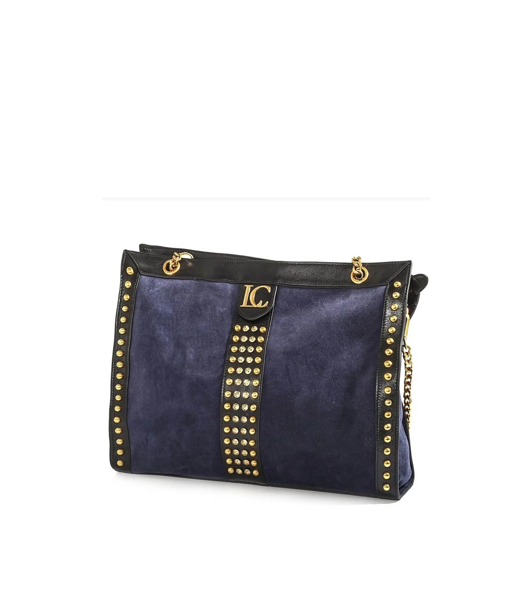 Kim Shopper Suede   Leather - Navy