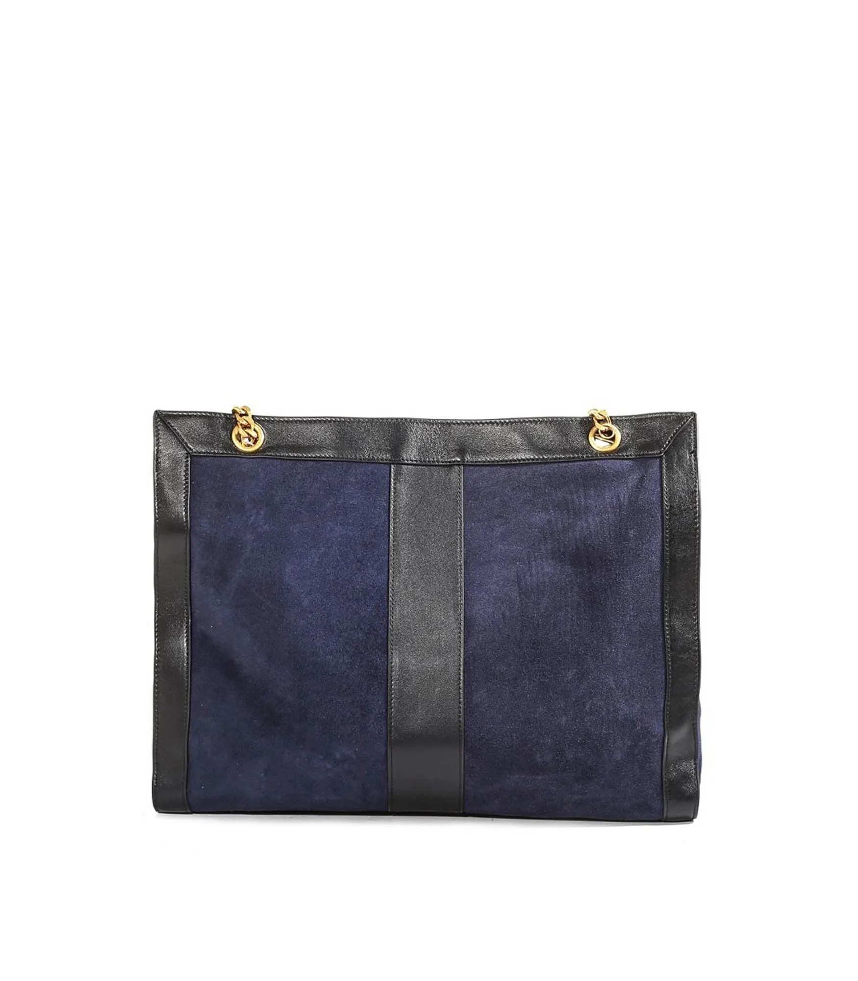 Kim Shopper Suede   Leather - Navy
