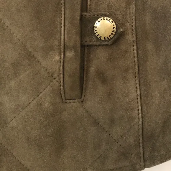 LAUREN RALPH LAUREN|WOMENS SUEDE VEST XS