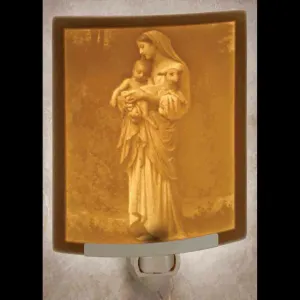 L'Innocence Porcelain Night Light Curved 5.5"