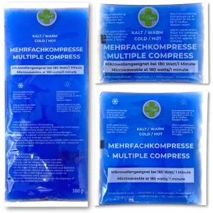LisaCare Kalt Warm Kompressen 3er-Sets - Vielseitige Schmerzbehandlung